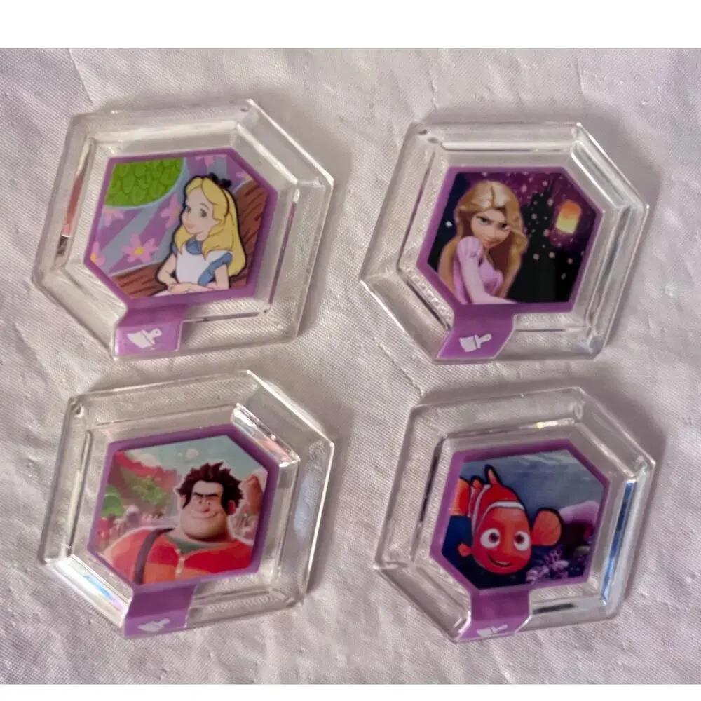 Disney Infinity Power Discs Lot Album Binder 15 Discs Storage Book